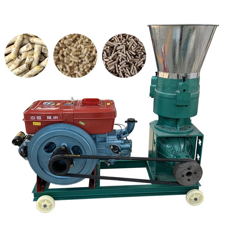 Factory Hot Sales Animal Feed Making Machine Straw Fish Pellet Machine