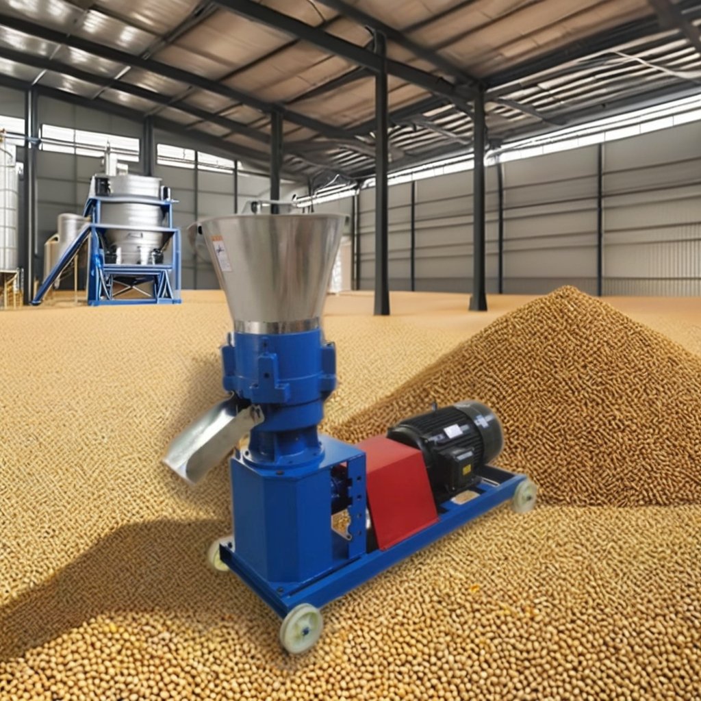 factory price animal feed machine feed pallet making machine pig cow feed pellet processing machines