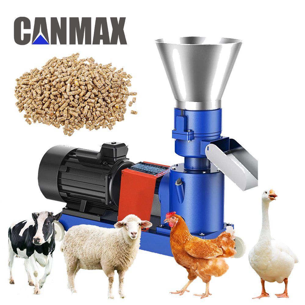 Animal Food Pelletizer Feed Pelletizer Small Cattle Poultry Animal Feed Pellet Machine Feed processing machines