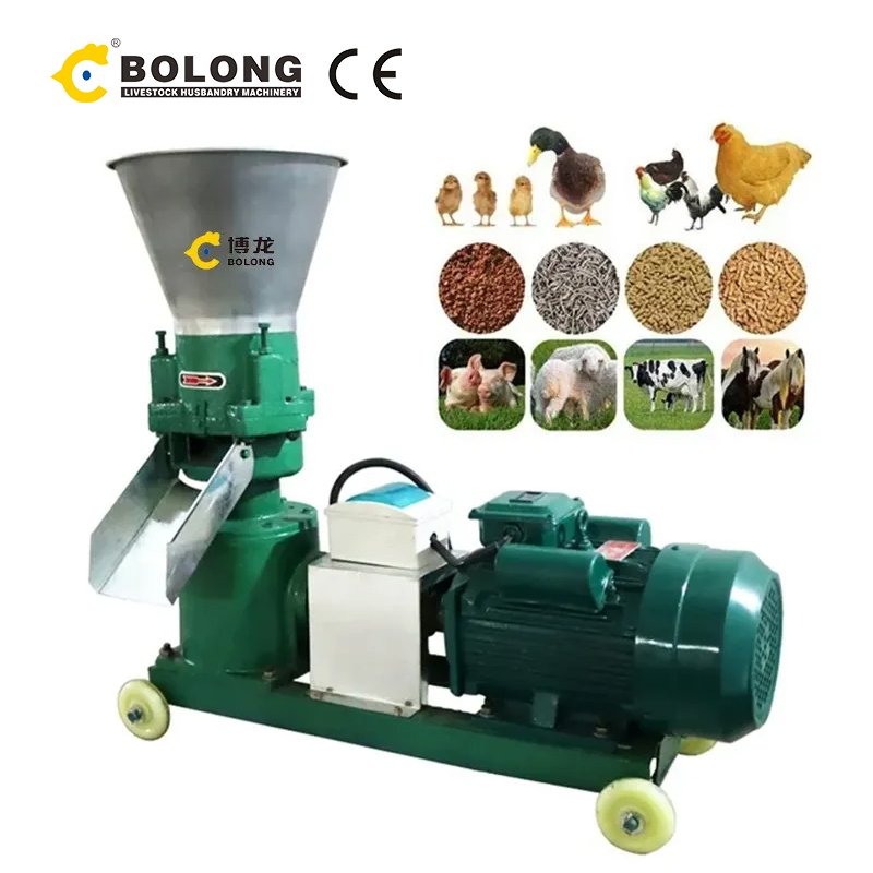 Hot Sell Mini chicken cattle animal feed food pellet making machine Poultry feed pellet mill pelletizer machine