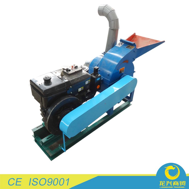 high efficiency corn straw grinder machine/CE ISO9001 Mult-function hammer mill/grinder crusher machine in animal feed producing