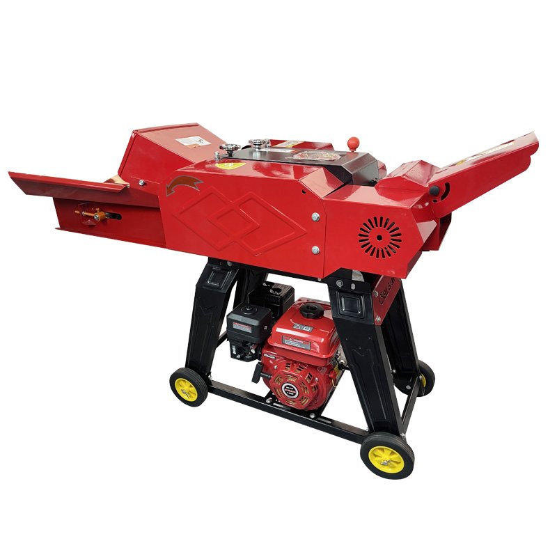 Automatic feed conveyor livestock straw hay grass chopper crusher machine chaff cutter machine animal feed 4.5 ton/h