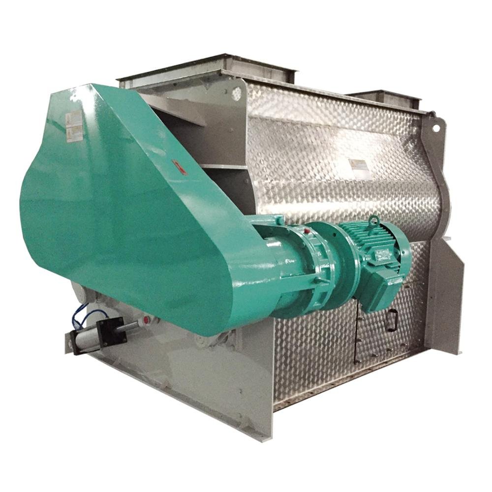 Double Shaft Mixer capacity 1ton per batch for Animal Feed Processing