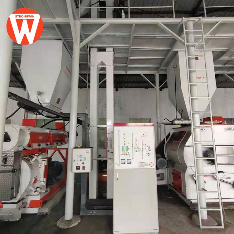 Manufacture 10T/H animal feed machinery production line
