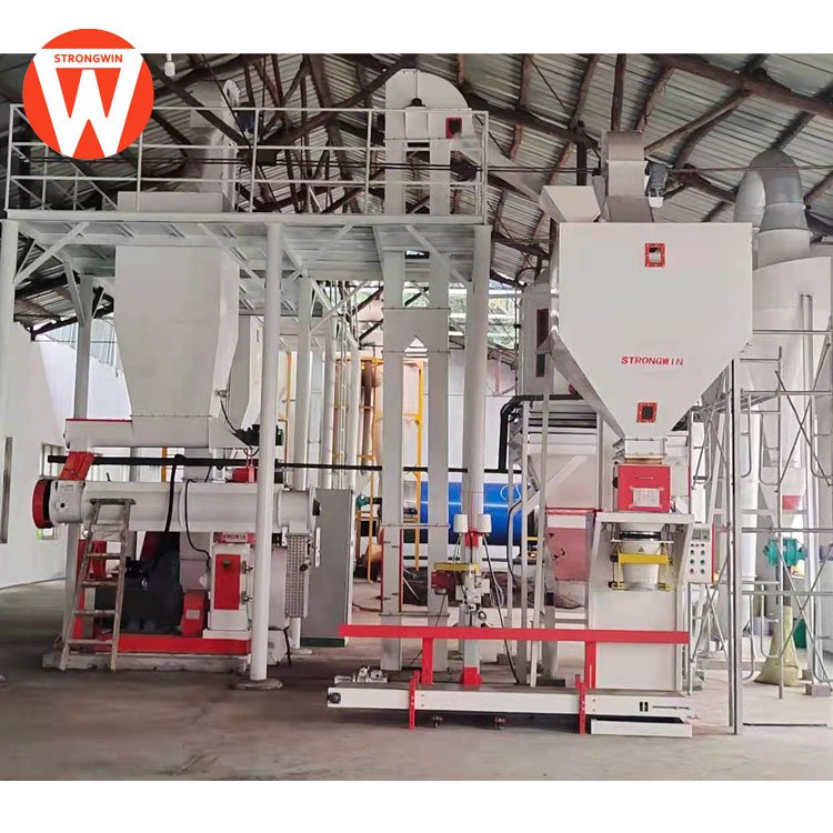 Manufacture 10T/H animal feed machinery production line