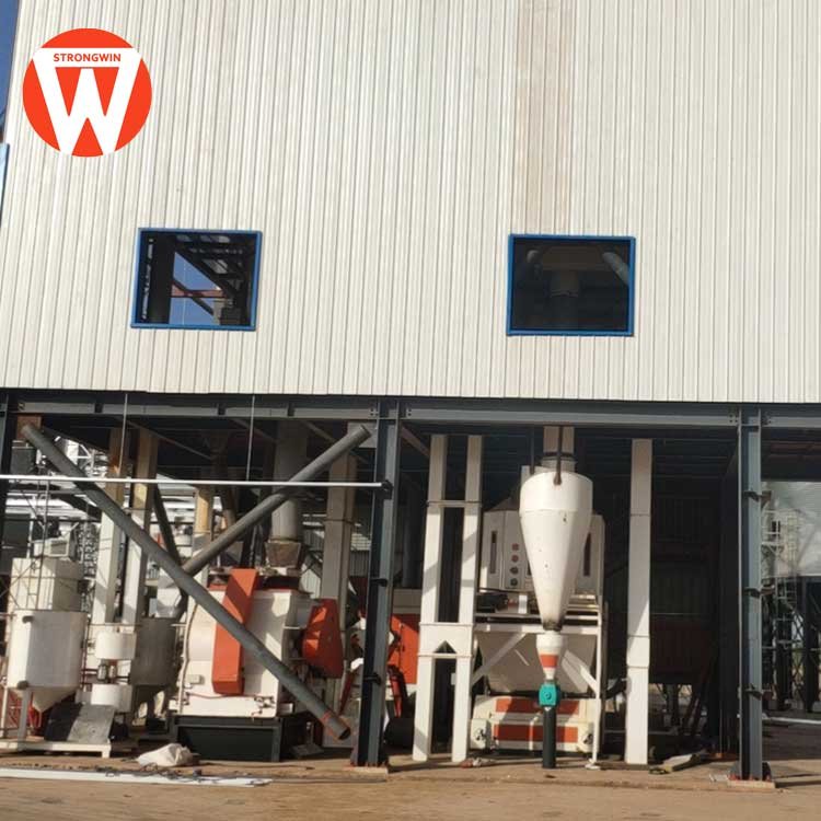 Manufacture 10T/H animal feed machinery production line