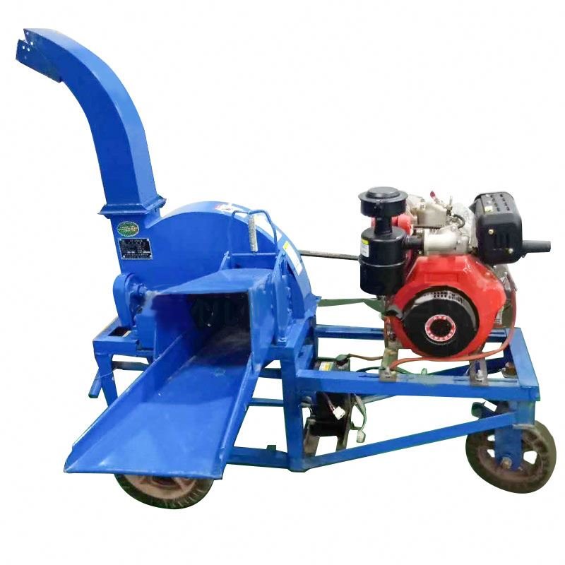 Silage Shredder Forage Crushing Kneading Straw Animal Feed Chaff Cutter Corn Crusher Grass Chopper Machine Feed Processing