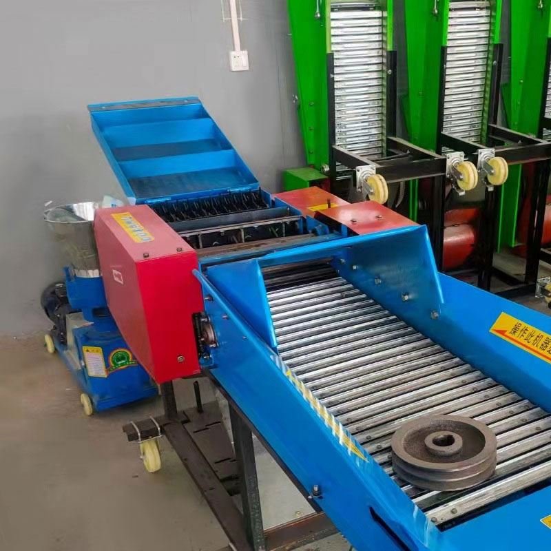 Silage Shredder Forage Crushing Kneading Straw Animal Feed Chaff Cutter Corn Crusher Grass Chopper Machine Feed Processing
