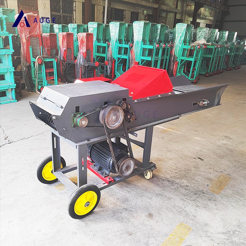 Auge Automatic Chopper Machine Chaff Cutter Machine Animal Feed Home Use Dry And Fresh Corn Straw Grass Chopper Machine