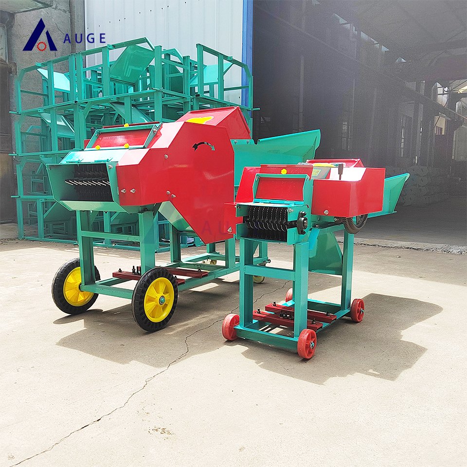 Auge Automatic Chopper Machine Chaff Cutter Machine Animal Feed Home Use Dry And Fresh Corn Straw Grass Chopper Machine