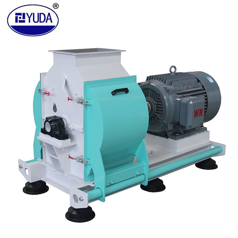 YUDA Animal Feed Mill Plant 10tph Complete Pellet Feed Production Line With Silos