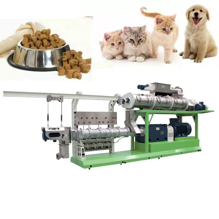 Saibainuo Animal Feed Pet Dog Fish Pellets Feed Extruder Producing Machine Line