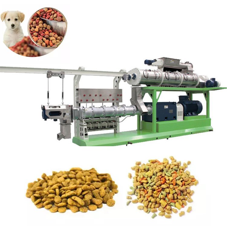 Saibainuo Animal Feed Pet Dog Fish Pellets Feed Extruder Producing Machine Line