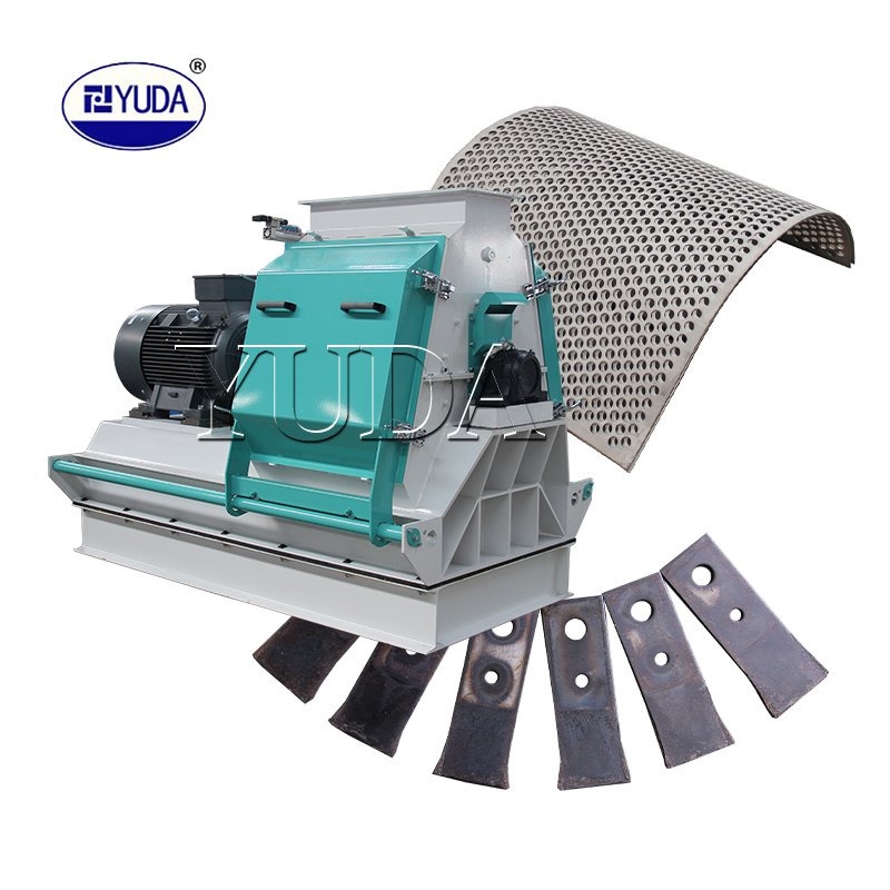 YUDA Animal Feed Hammer Mill SFSP66 Hammer Mill Crusher Grinding Machine for Animal Feed
