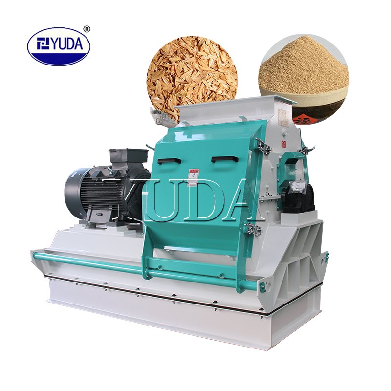 YUDA Animal Feed Hammer Mill SFSP66 Hammer Mill Crusher Grinding Machine for Animal Feed