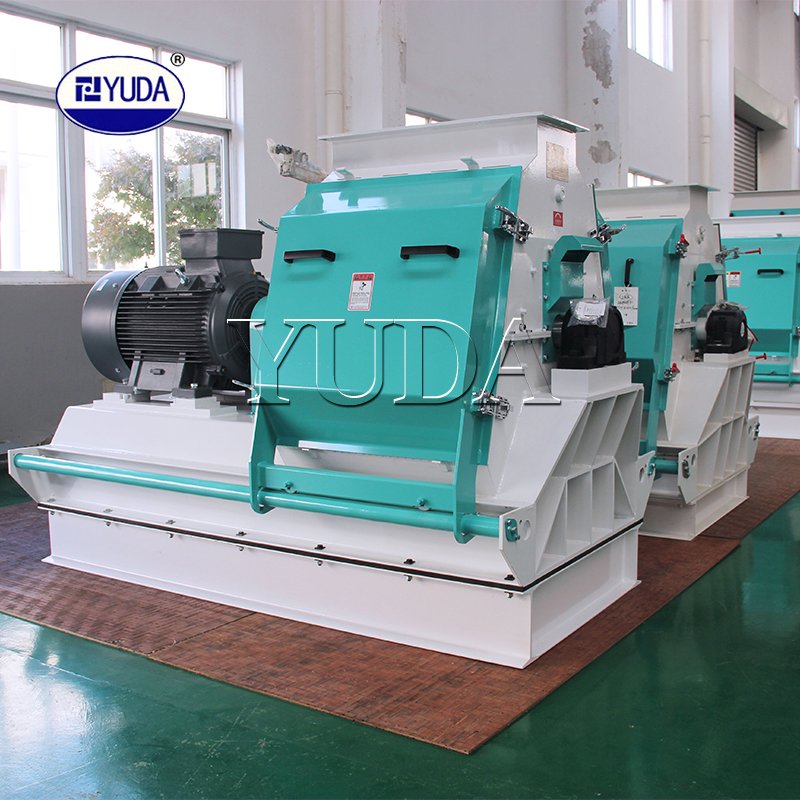 YUDA Animal Feed Hammer Mill SFSP66 Hammer Mill Crusher Grinding Machine for Animal Feed
