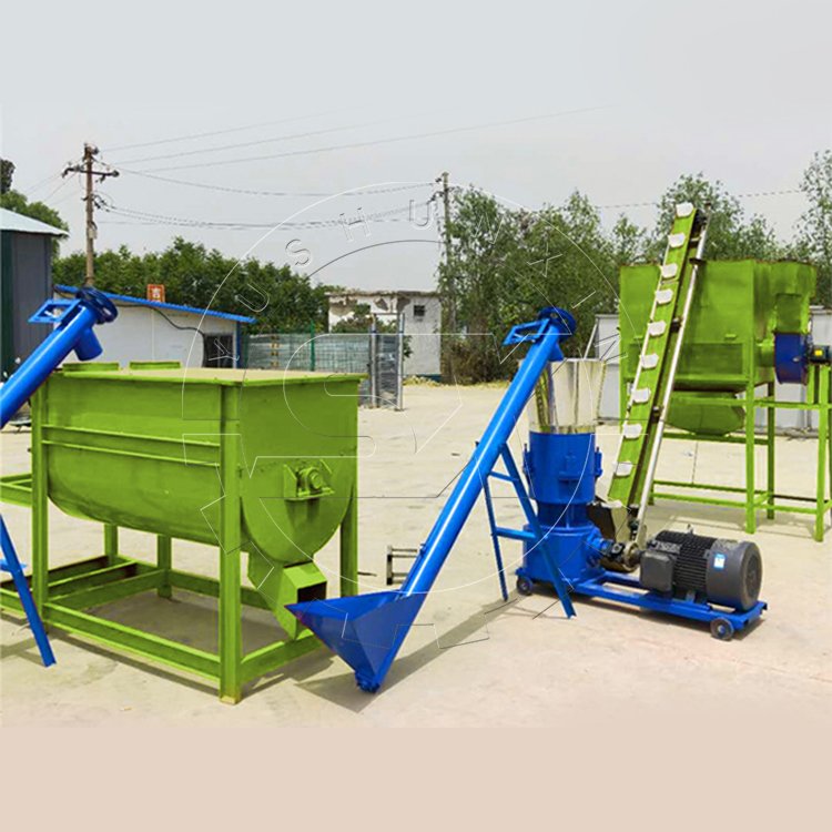 commercial organic fertilizer animal feed pellet machine for sale
