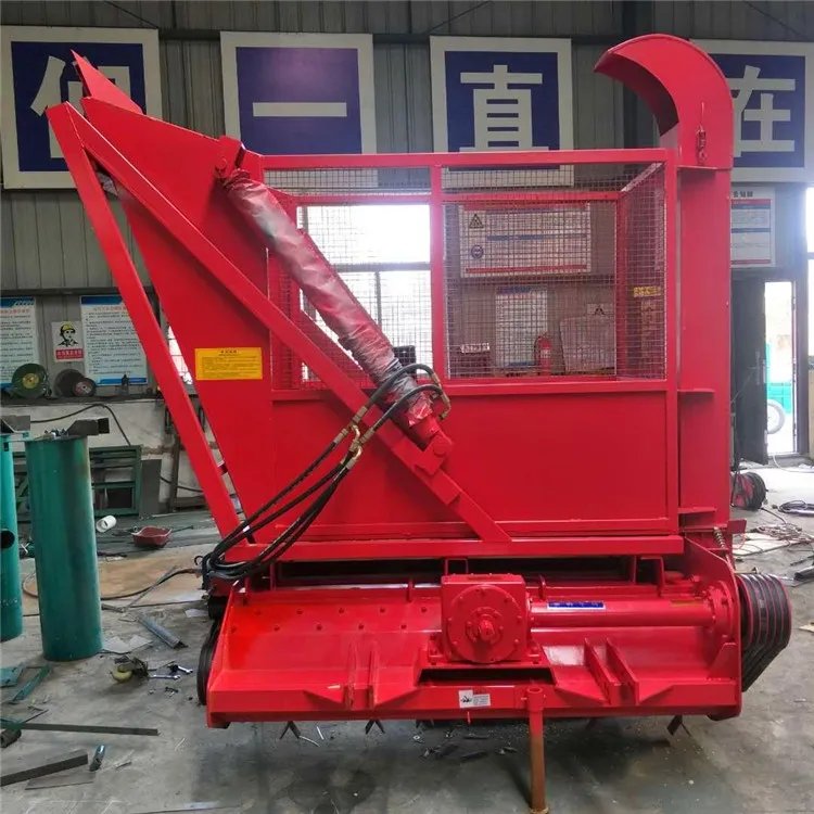 Grass cutter corn silage forage harvester corn straw crusher stalk cutter and collector for animal feed