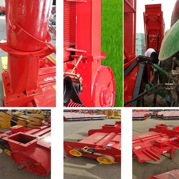 Grass cutter corn silage forage harvester corn straw crusher stalk cutter and collector for animal feed
