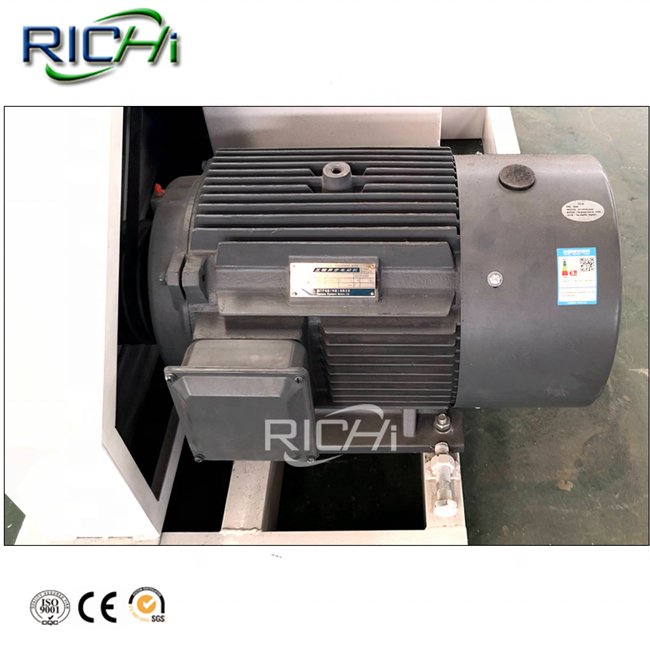 RICHI Stainless Steel 1-2 T/H Grass Peanut Shell Maize Animal Feed Pellet Machine Price