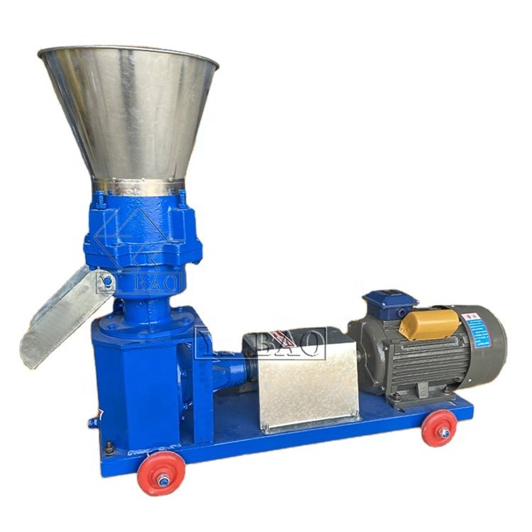 High quality factory direct color can be customized chicken duck sheep pigs etc animal pellet extruder fish feed pellet machine