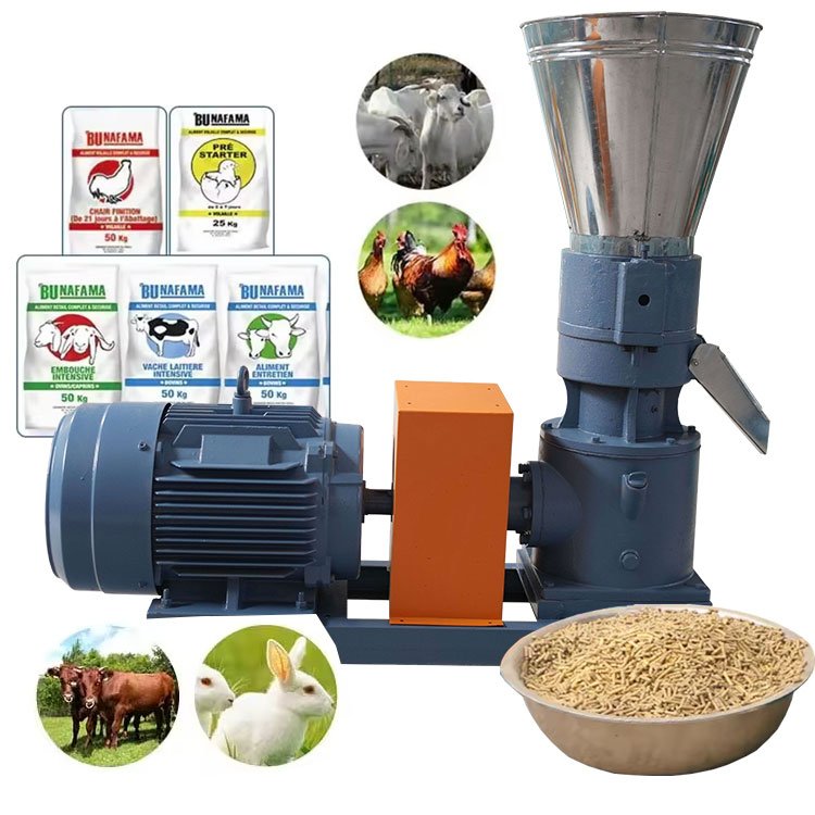 Durable Pelletizer Feed Processing Making Mini Animal Feed Pellet Machine
