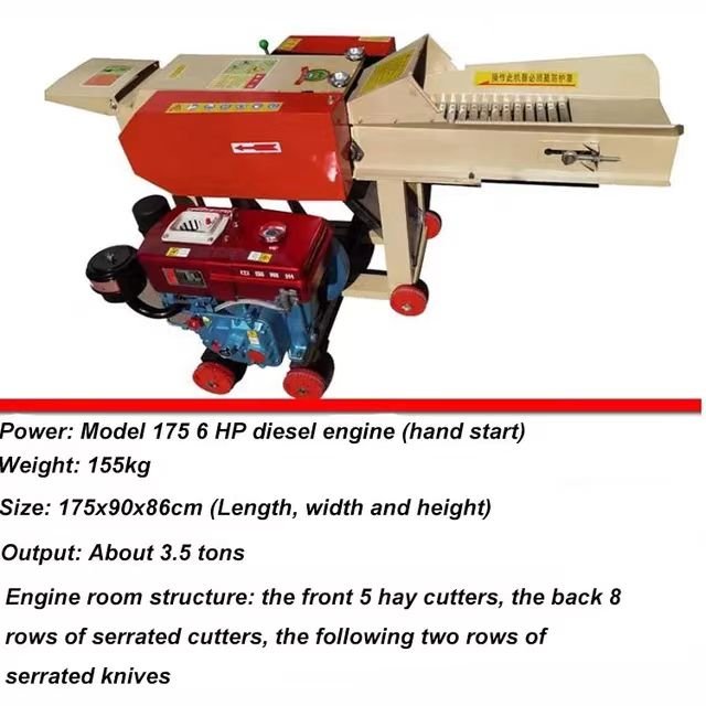 9ZR-2.8 Feed cutter mill Machine paddy straw Cutting Grass Chaff Cutter Crusher for Animal Feed Chopper Machine Grass Cutter