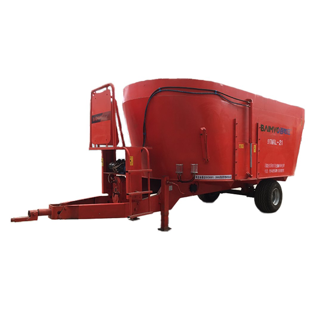 Big Capacity Vertical traction Preparation machine animal feed mixer machine 4 in 1 tmr feed mixer machine farm