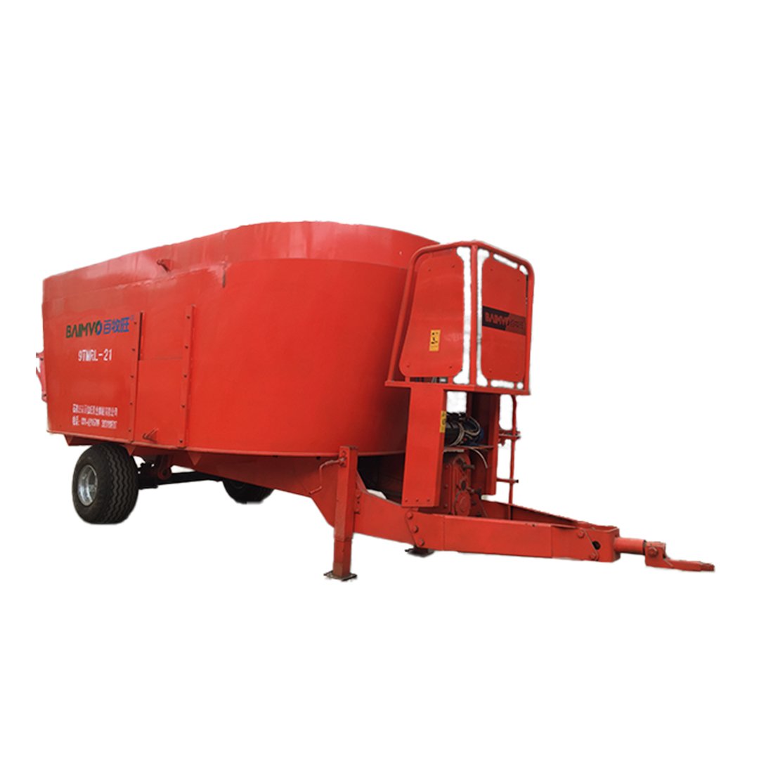 Big Capacity Vertical traction Preparation machine animal feed mixer machine 4 in 1 tmr feed mixer machine farm