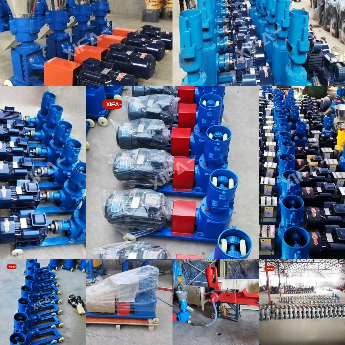 Applicable to chickens, ducks, fish, geese, rabbits, pigs, horses, cattle and other animals animal feed processing machine