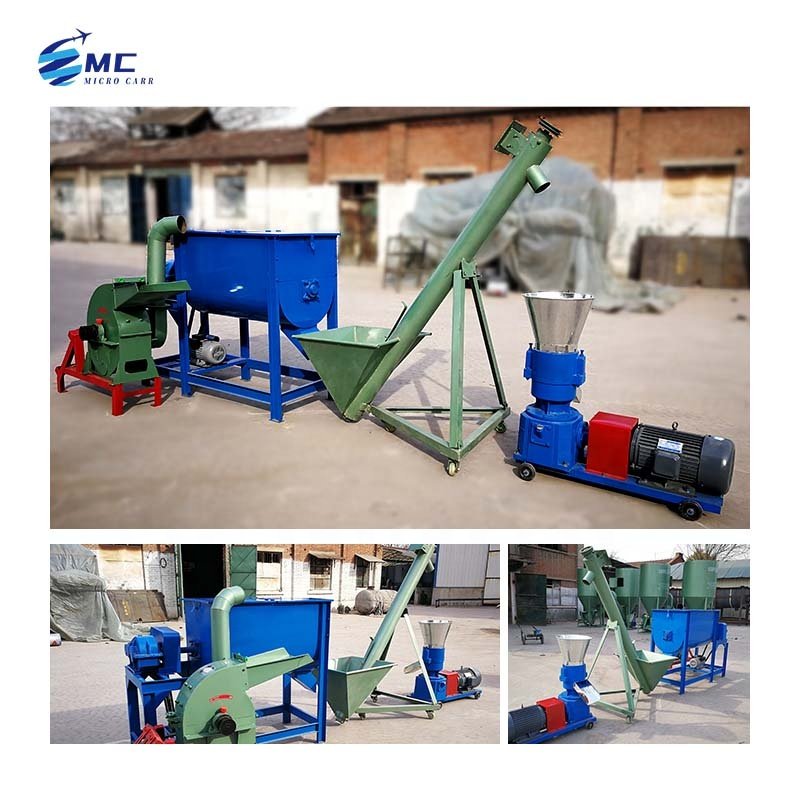 High performance animal fish feed production Feed Pellet processing making machines Production line with factory direct sale