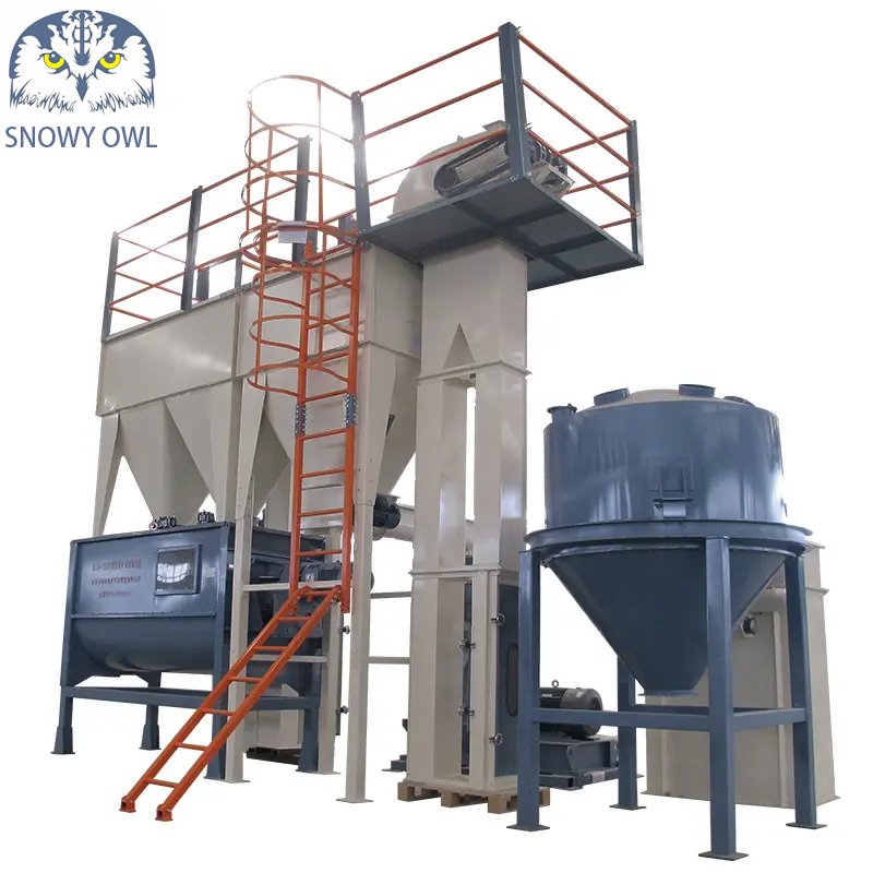 High Productivity 5t/h Mash Feed Mill Machine Animal Poultry Powder Feed Processing Line Used Farm Crusher Mixer Feed Plant