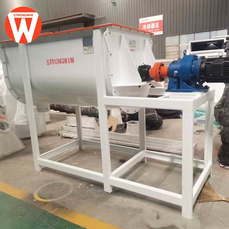 automatic small batch hen animal fodder chicken feed mixer equipment chicken animal mixing machine for animal feed
