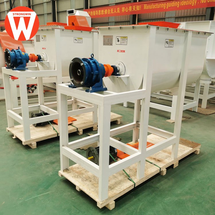 automatic small batch hen animal fodder chicken feed mixer equipment chicken animal mixing machine for animal feed