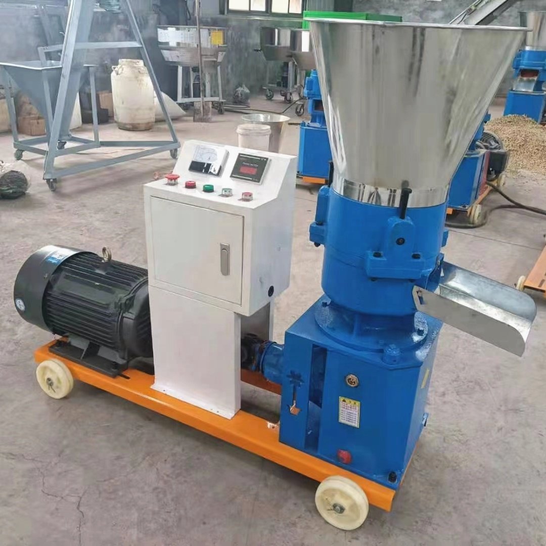 Model 210 Flat Die Pellet Making Machines for Animal Feed Zambia Chicken Pig Feed Pellet Mill Machine