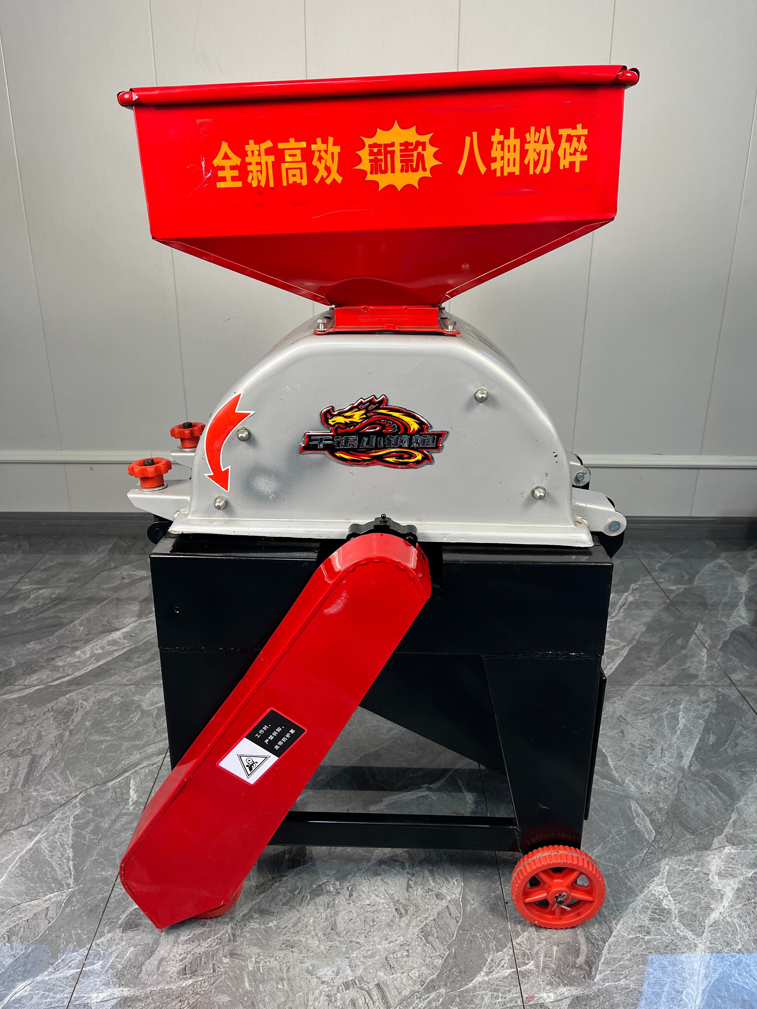 Livestock feed processing machine corn grain maize hammer mill crusher machine animal feed milling machine 850 kg/h