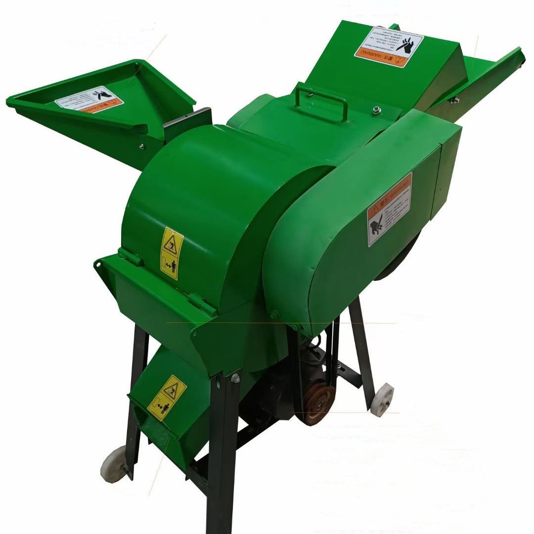 Alfalfa Grinder Machine Chaff Cutter Machine Dry Wet Grass Grass Crusher Animal Feed Wheat Straw Grain Cutting Machine