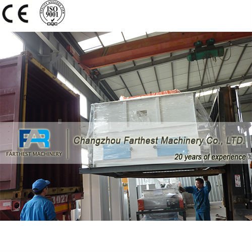 China Farthest Carbon Steel 220V Horizontal Pig Animal Feed Mixer Equipment