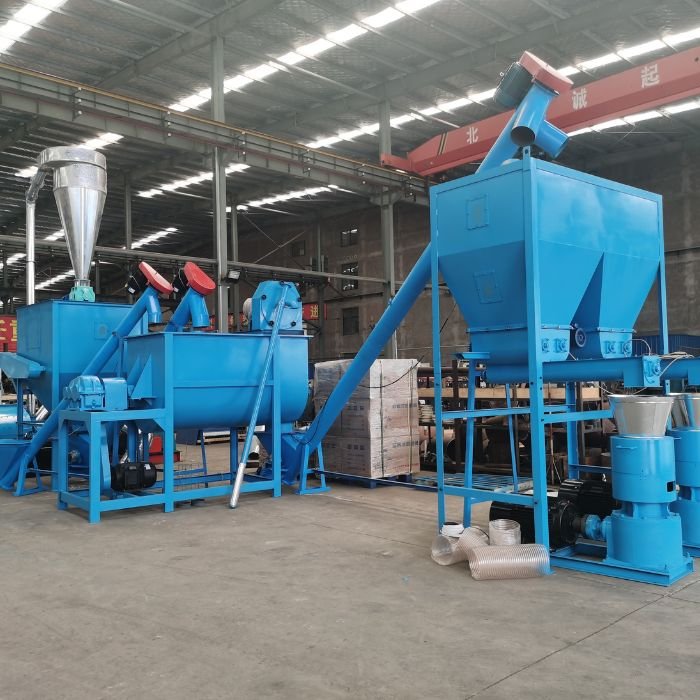 1-2 ton/h Feed Pellet Mill CE Certificated Small Poultry Animal Cattle Chicken Feed Pellet Making Machine price for sale
