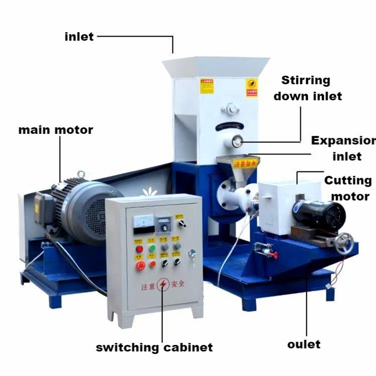 animal feed extruder pet food processing machines floating fish food catfish feed pellet making mill plant dog food extruder so