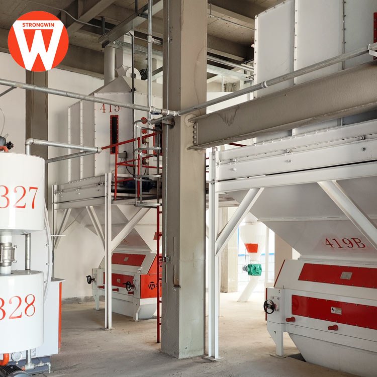 1-30T/H Automatic animal feed Production Plant Full Production Line