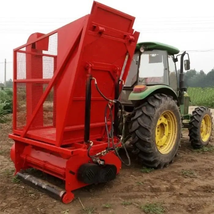 Tractor Mounted Corn Harvester Corn Straw Silage Harvester For Animals Feed Forage Harvester Machine