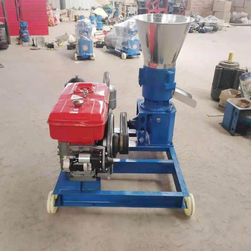 Used for livestock farms feed machine pellet poultry animal chicken feed pellet machine mobile pellet machine animal feed
