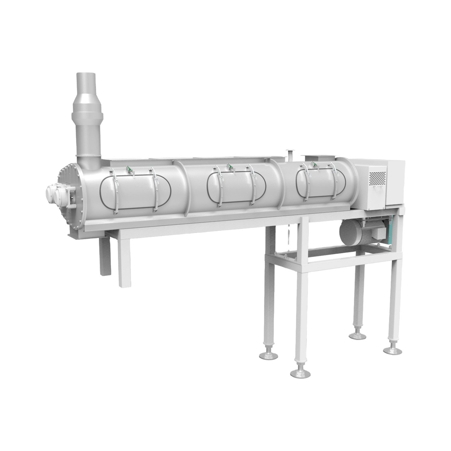 Pig and Livestock Animal Feed Double-Shaft Differential-Speed Steam Conditioner Machine (DDC) for Pellet Machine
