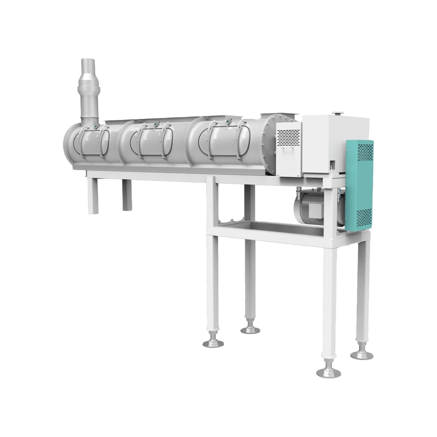 Pig and Livestock Animal Feed Double-Shaft Differential-Speed Steam Conditioner Machine (DDC) for Pellet Machine