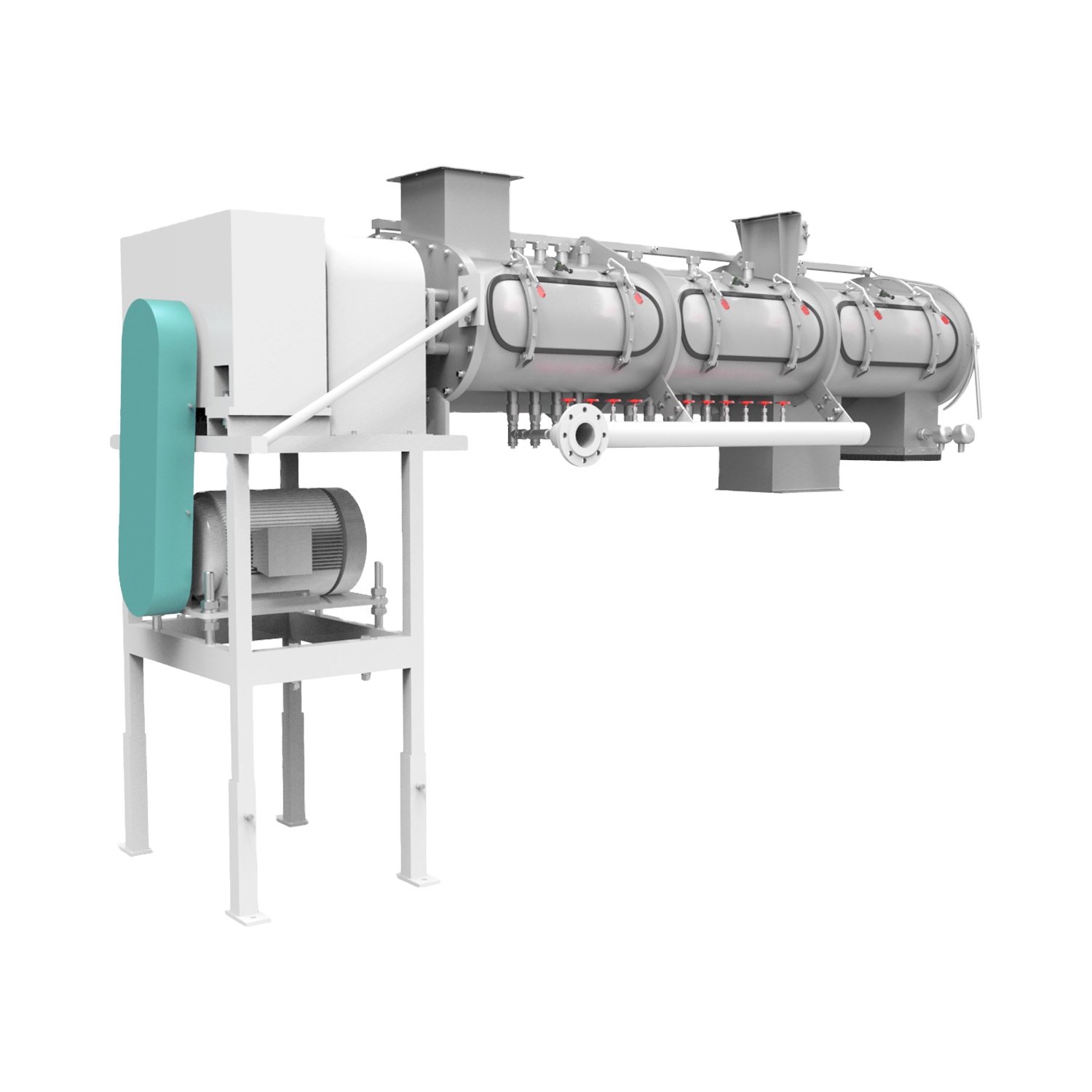 Pig and Livestock Animal Feed Double-Shaft Differential-Speed Steam Conditioner Machine (DDC) for Pellet Machine