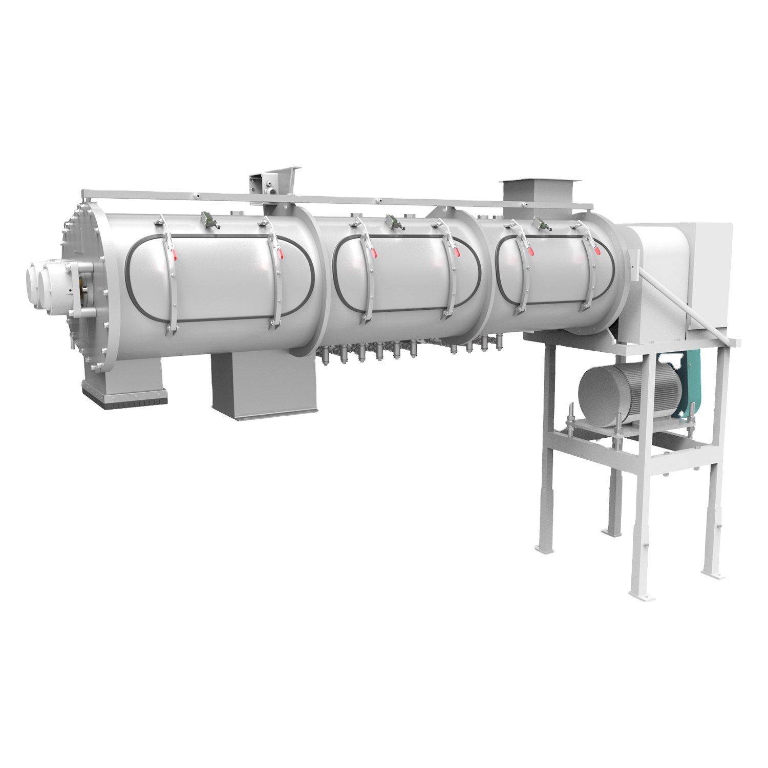 Pig and Livestock Animal Feed Double-Shaft Differential-Speed Steam Conditioner Machine (DDC) for Pellet Machine