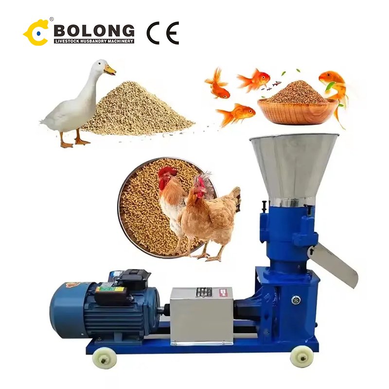 Mini chicken cattle animal feed food pellet making machine Poultry feed pellet mill pelletizer machine