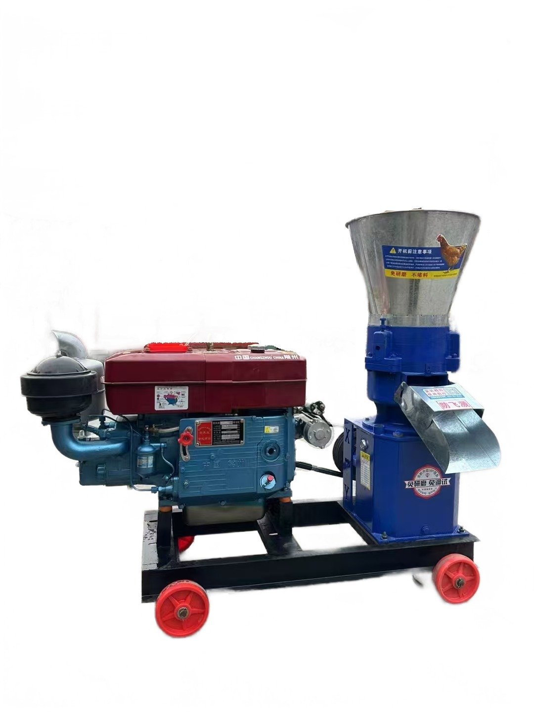 Factory wholesale Poultry Chicken Fish Pig Goat Cattle Animal Pellet Manufacturing Pellett Machine Feed Processing Machine