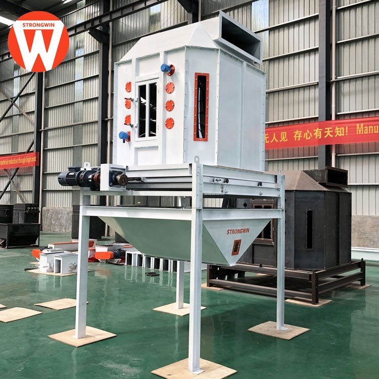 SKLN series easily operation counterflow animal feed pellet mill cooler machine for sale